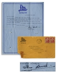 Stan Laurel Letter Signed -- ...Am happy to know the L&H films have afforded you so much pleasure thru the years...